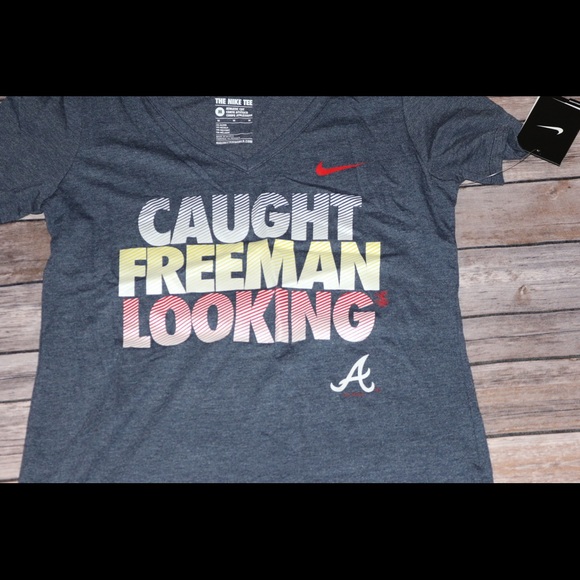 MLB Atlanta Braves Nike Caught Freeman Looking - Picture 2 of 3